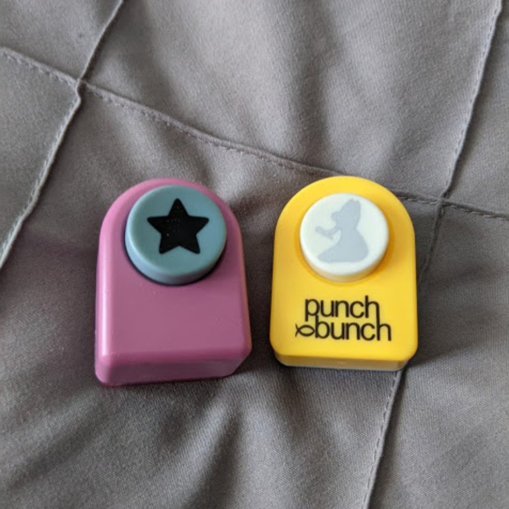 lot of 2 scrapbook hole punches